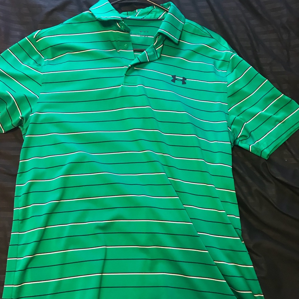 Under Armor Gold Polo - Picture 2 of 2
